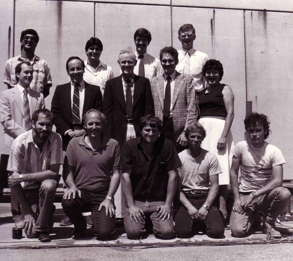 Historical group photo including Paul Fancher