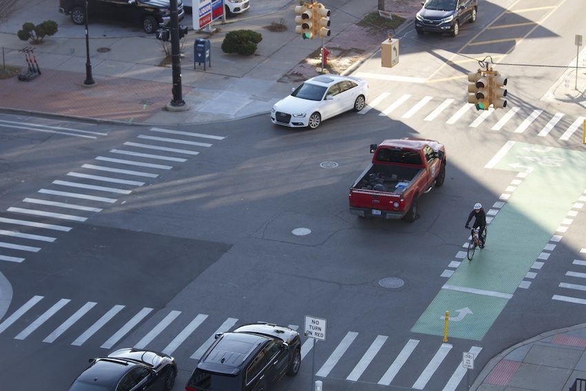 street intersection in a city